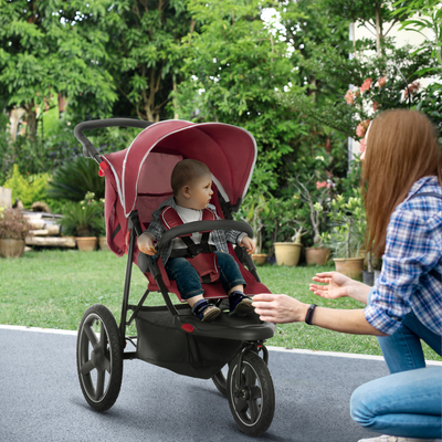 Elegance Lite - Versatile Pushchair w/ Reclining Backrest for 0-3 Years - Red alternate