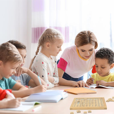 LELIN Wooden Hundred Board: Fun & Educational Math Learning Toy for Kids alternate