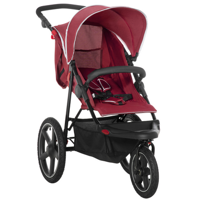 Elegance Lite - Versatile Pushchair w/ Reclining Backrest for 0-3 Years - Red