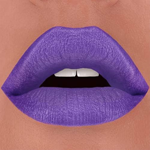 Folly Fire Royal Purple Creamy Matte Lipstick – Bold Color, Lasting Shine!