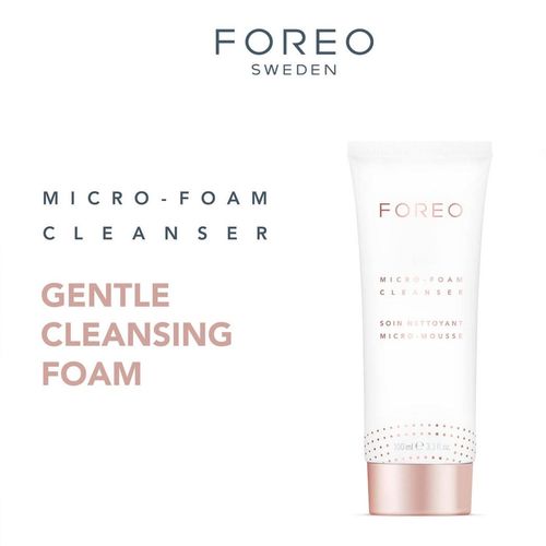 FOREO Micro-Foam Cleanser: Gentle, Hydrating Face Wash for All Skin Types - 100ml