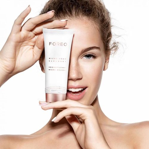 FOREO Micro-Foam Cleanser: Gentle, Hydrating Face Wash for All Skin Types - 100ml